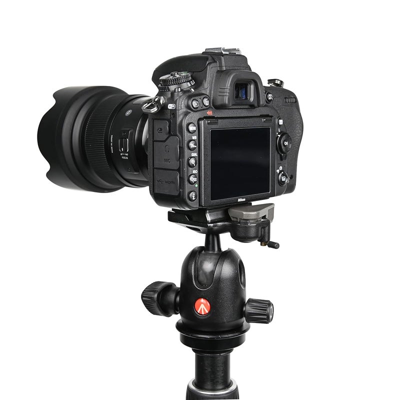 SIOTI 200PL-14 Quick Release Plate to RC/RC2/XPRO, 200PL-14 QR, Compatible for Manfr0tt0 Tripods Head with RC/RC2/XPRO Rapid Connect System - Image 2